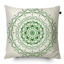 Ver imagem 1 de Almofada Estampada Mandala 40x40cm Provence Verde - Capa com enchimento