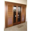 Ver imagem 1 de Porta Balcão de Madeira Maciça 214x200 Cx.14 com Fechadura 6folhas