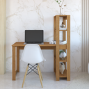 Ver imagem 5 de Escrivaninha com Estante Many:freijó