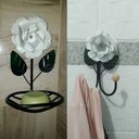 Ver mais imagens de Kit 4 Peças Organizadores para Banheiro:branco