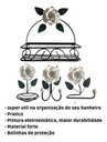 Ver imagem 2 de Kit 4 Peças Organizadores para Banheiro:branco
