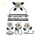 Ver imagem 1 de Kit 4 Peças Organizadores para Banheiro:branco