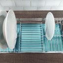 Ver imagem 3 de Escorredor de Louças Embutido no Armário 57cm 12 Pratos Bandeja Inox Corrediças Deslizante
