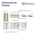 Ver imagem 4 de Armário de Cozinha Completa 100% Mdf 300 Cm Smart Madesa 04 Branco