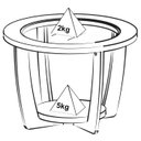 Ver imagem 3 de Mesa de Centro Mdf 60 Cm Sala de Estar 4575 Carvalho Arly