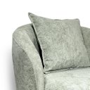 Ver imagem 4 de Poltrona Decorativa para Sala Quarto Aisha Orgânica - Élpis Móveis - Boucle Erva Doce