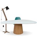Ver imagem 2 de Mesa de Jantar Cone Oval Orgânica 180x100cm