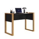 Ver imagem 3 de Mesa de Escritório Moderna Jade Freijo sem Gavetas MDF 107,50cm Preto Loja Sheep