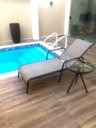 Ver imagem 2 de Kit 2 Espreguiçadeiras de Piscina em Alumínio e Tela Sling Capuccino