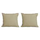 Ver imagem 1 de Kit 2 Almofadas Decorativa Quadrado 45x45 Cm Cm Sala Quarto Sofá Suede Capuccino Eli Móveis e Decora