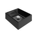 Ver imagem 1 de Kit Cuba Tulipa Sobrepor com Valvula Click Quadrada Preta