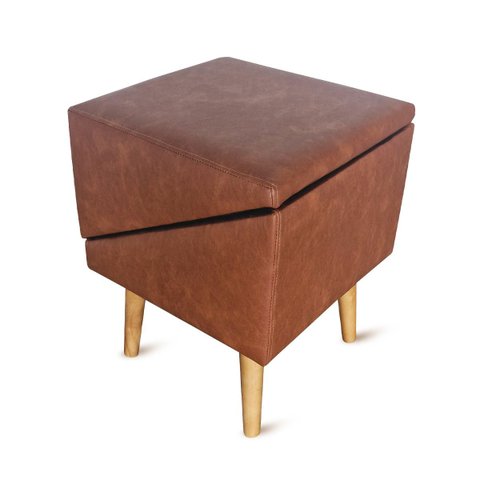 Rampa Escada Pet Móvel Puff Cachorro Gato Antiderrapante