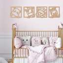 Ver imagem 5 de Apliques Decorativos Quadrinhos Quarto Infantil Safari Baby