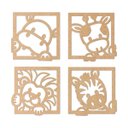 Ver imagem 2 de Apliques Decorativos Quadrinhos Quarto Infantil Safari Baby