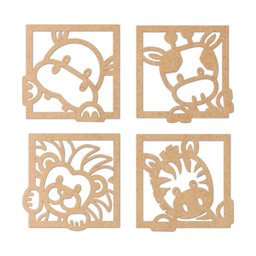 Apliques Decorativos Quadrinhos Quarto Infantil Safari Baby - 2