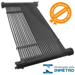 KIT AQUECIMENTO SOLAR PISCINA 17 PLACAS 3MT+ CONTROL+ VALVS - 5