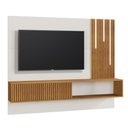 Ver imagem 2 de Painel Roma com Led Cascata Cor:off White/naturalle