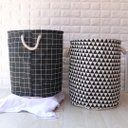 Ver imagem 1 de Cesto Multiuso Organizador Roupa Suja Dobrável