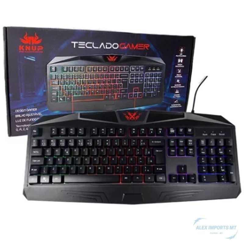 Teclado para Pc Gamer semi mecanico para notebook - 4