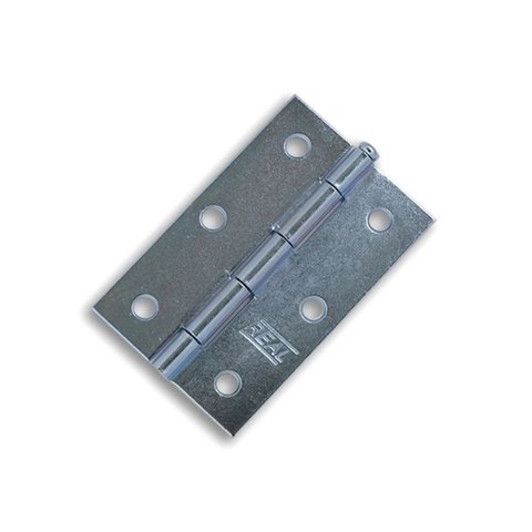 Kit 12 Dobradiça Zincada Porta /janela Pino Solto Real 3,5"