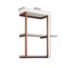 Nicho De Parede Industrial 3 Prateleiras Milão - Cobre E Branco - 3