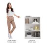 Estante para Livros Home Sala Madesa 6907 com 3 Nichos - Branco - 5