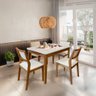 Mesa de Jantar Baoba com 4 Cadeiras Oiti 130x80 - 2