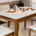 Ver imagem 3 de Mesa de Jantar Baoba com 4 Cadeiras Oiti 130x80