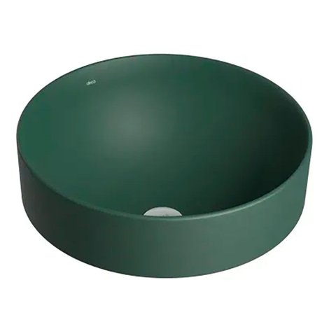 Cuba de Sobrepor Lavatório Redonda 40x40cm Kale Green - L.1050.42