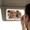Ver imagem 3 de Espelho D Maquiagem para Carro com LED Recarregável Cabo USB