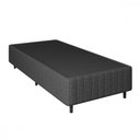 Ver imagem 1 de Base de Cama Box Solteiro 88x188x26 Natural Class Cinza Apolospuma