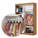 Ver imagem 7 de Guarda Roupa Casal Lu 4 Portas 2 Gavetas Carioca Móveis Cinamomo Branco