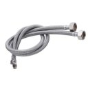 Ver imagem 3 de Engate Rabicho Par 50cm Par Mangueira Flexivel Misturador Monocomando Torneira Agua Quente Fria Cozi