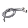 Engate Rabicho Par 50cm Par Mangueira Flexivel Misturador Monocomando Torneira Agua Quente Fria Cozi - 3