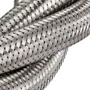 Ver imagem 5 de Engate Rabicho Par 50cm Par Mangueira Flexivel Misturador Monocomando Torneira Agua Quente Fria Cozi