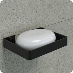 Kit Acessórios Para Banheiro Preto Fosco 6 Peças - 8