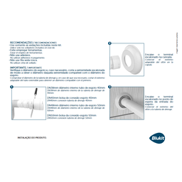 SIFAO COPO PRETO LINHA BLACK PARA LAVATORIO 7/8 BLUKIT - 3
