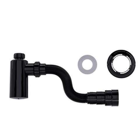 SIFAO COPO PRETO LINHA BLACK PARA LAVATORIO 7/8 BLUKIT