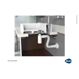 SIFAO COPO PRETO LINHA BLACK PARA LAVATORIO 7/8 BLUKIT - 6