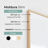 Quadros Decorativos para Sala Paisagem Praia Areia Mar Orla Minimalista com Vidro - 6