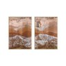 Quadros Decorativos para Sala Paisagem Praia Areia Mar Orla Minimalista com Vidro - 2