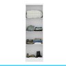 Armário Multiuso 52 X 170 Cm 2 Portas Prateleiras Mdp Branco 3000 - Menu - 2