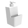 Porta Detergente Branco com Suporte para Esponja 500ml Smart Crippa - 1