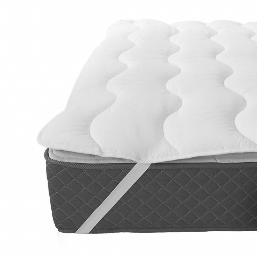 Pillow Top Protetor Colchão Cama King Toque Macio Conforto