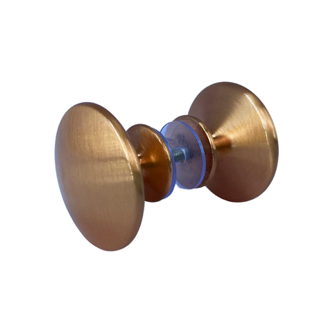 Puxador para Box Redondo Cereja 38mm Rose Escovado