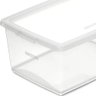 Caixa Organizadora de Plástico Retangular 15 Litros com Tampa My Closet Ordene Transparente - 2