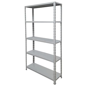 Estante de Aço 5 Prateleiras 25cm Cinza 25kg/prateleira