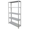 Estante de Aço 5 Prateleiras 25cm Cinza 25kg/prateleira - 1