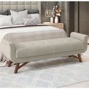 Ver imagem 3 de Cabeceira Cama Box Queen 160cm Pisa e Recamier Neville P02 Bouclé Cru - Mpozenato