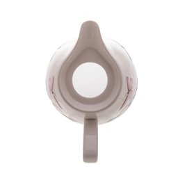 Garrafa Térmica de Porcelana Branca Borboletas 900ml Wolff - 4